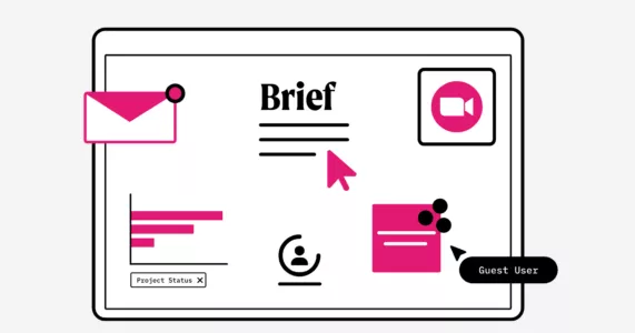 Abstract illustration of Project Management tools